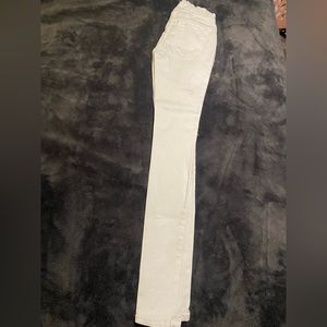 I’m selling these fashion nova glistening jeans in the color white, size 3.